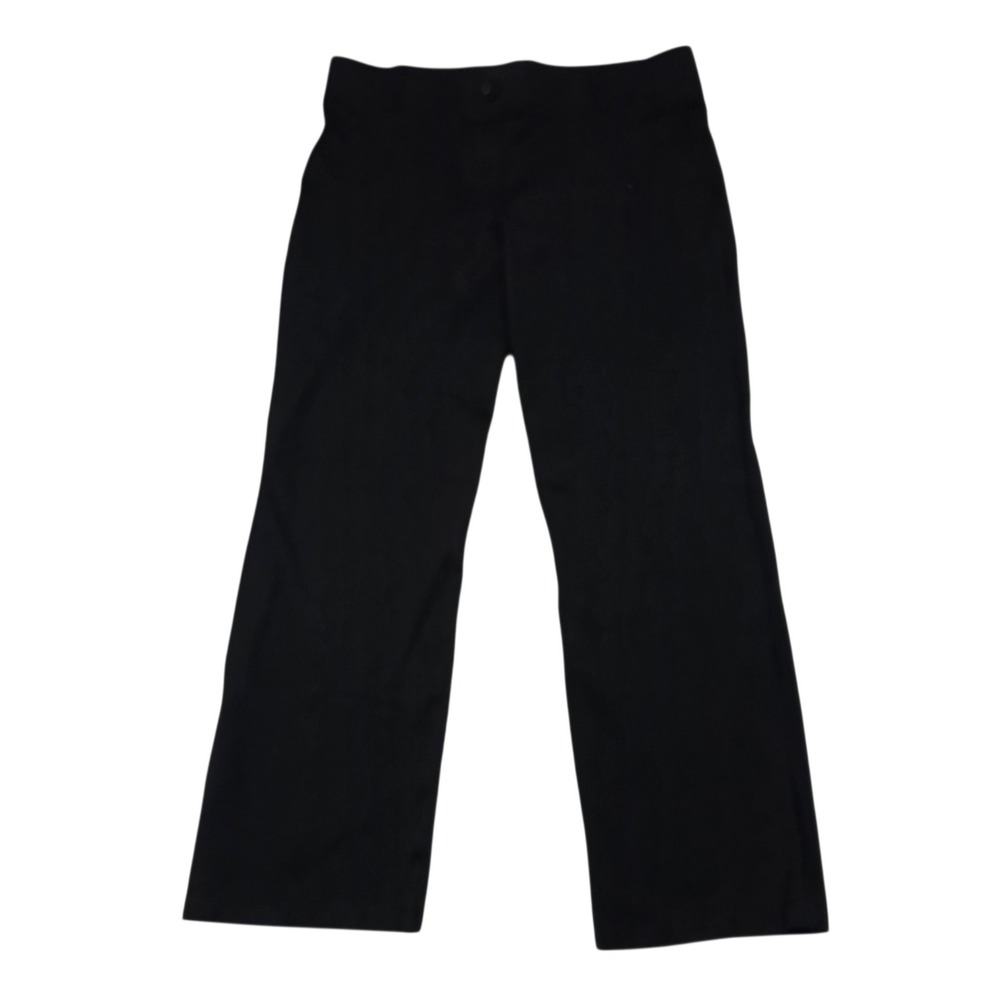 Betabrand Dress Pant Yoga Pants Women XL Petite Black Bootcut Stretch Workwear